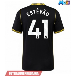 Lacne Muži Futbalové dres Chelsea Estevao Willian #41 2026-27 Krátky Rukáv - Preč
